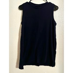 Uniqlo Ribbed Tank with Side Slit